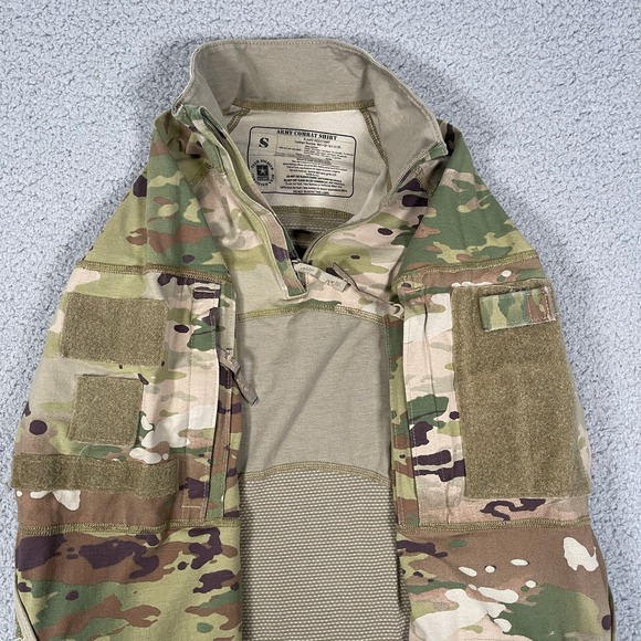 Sekri Army Combat Shirt Mens S Multicam Camo BDU Made in USA Pockets Stretch - Picture 3 of 7
